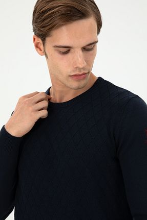 پلیور سرمه ای مردانه ساده U.S. Polo Assn. - کد 871193522