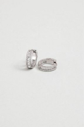 گوشواره نقره سفید زنانه 925 عیار So Chic - کد 871194113