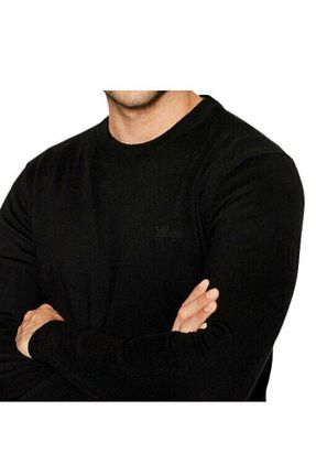 پلیور مشکی مردانه ساده Guess - کد 795426332