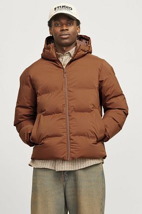 کاپشن قهوه ای مردانه اسلیم فیت Jack & Jones - کد 871255146