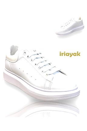 کفش کژوال سفید مردانه چرم مصنوعی İriayak - کد 871254106