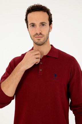 پلیور قهوه ای مردانه ساده U.S. Polo Assn. - کد 871264628