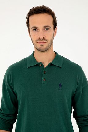 پلیور سبز مردانه ساده U.S. Polo Assn. - کد 871264645