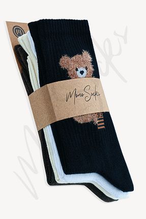 جوراب قهوه ای زنانه پنبه - الاستین Mono Socks - کد 660247242