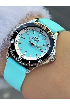 ساعت مچی فیروزه ای زنانه 31-35 میلی متر Slazenger - کد 871280109
