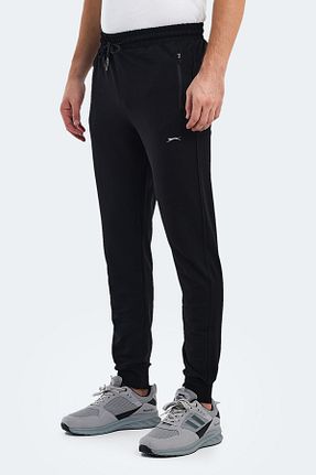 پائین تنه گرمکن اسپرت مشکی مردانه رگولار Slazenger - کد 774834813