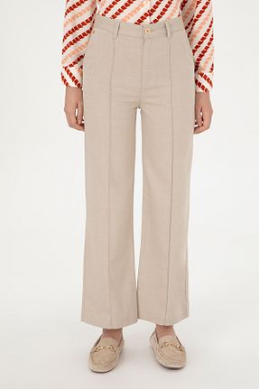 شلوار بژ زنانه بافتنی U.S. Polo Assn. - کد 871289793