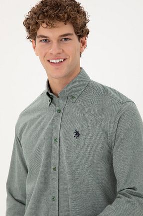 پیراهن سبز مردانه رگولار U.S. Polo Assn. - کد 871284976