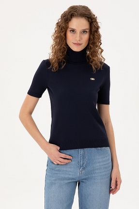 پلیور سرمه ای زنانه ساده U.S. Polo Assn. - کد 871290786