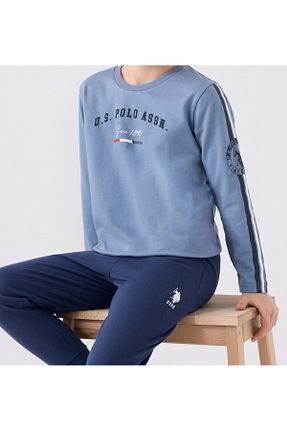 ست لباس راحتی آبی بچه گانه ساده U.S. Polo Assn. - کد 871407596