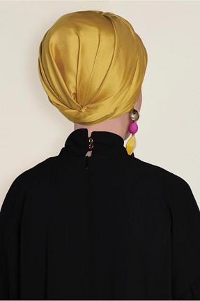 شال طلائی زنانه پلی استر TRENDTESETTÜR - کد 871313654