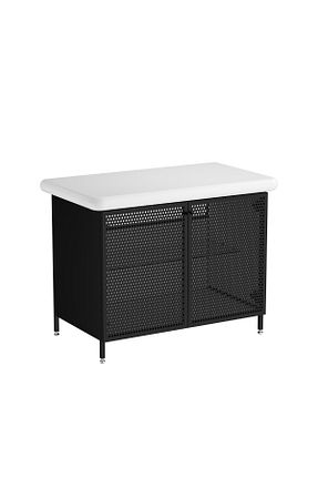قفسه حمام مشکی چوب VitrA - کد 315998544