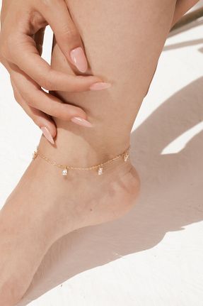 خلخال طلا طلائی زنانه 14 عیار Kolyecik - کد 841115365