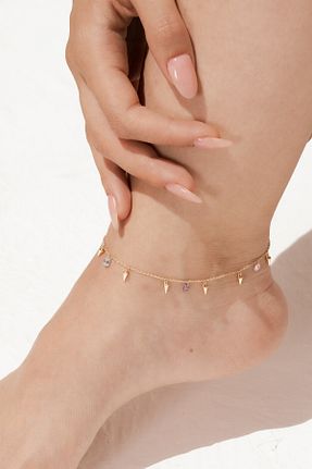 خلخال طلا طلائی زنانه 14 عیار Kolyecik - کد 841156537