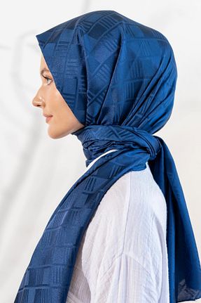 شال سرمه ای زنانه پلی استر JAWEL - کد 871334477