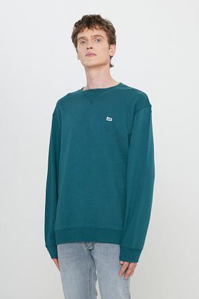 سوئیشرت سبز مردانه ساده Lee - کد 375708129