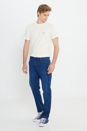 شلوار جین نارنجی مردانه پاچه تنگ Wrangler - کد 665688577