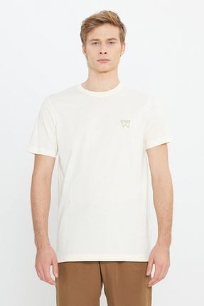 تیشرت بژ مردانه رگولار Wrangler - کد 859536152