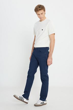 شلوار جین آبی مردانه پاچه لوله تفنگی Wrangler - کد 94587065