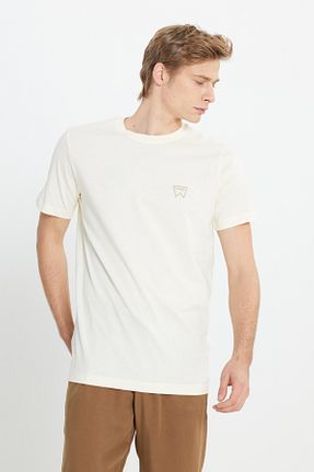 تیشرت بژ مردانه رگولار Wrangler - کد 859536152