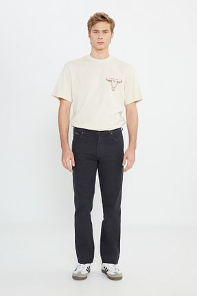 شلوار جین مشکی مردانه پاچه ساده Wrangler - کد 665129655