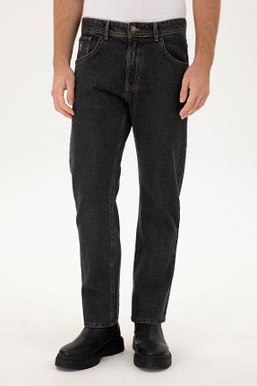 شلوار جین مشکی مردانه پنبه ای U.S. Polo Assn. - کد 871329391