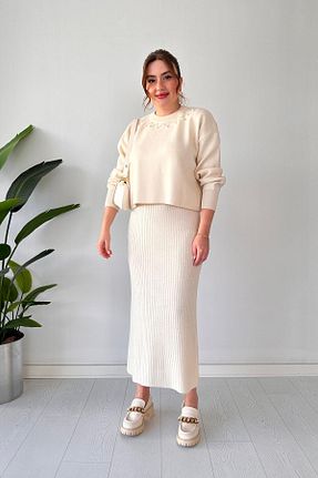 لباس نباتی زنانه بافتنی MaziButik - کد 857404138