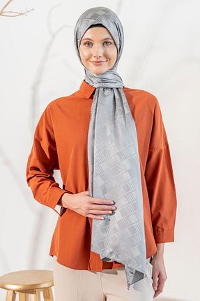 شال طوسی زنانه پلی استر JAWEL - کد 871334473