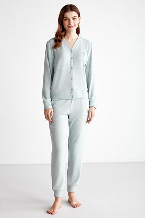ست لباس راحتی سبز زنانه ساده U.S. Polo Assn. - کد 755606760