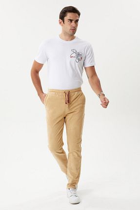 شلوار بژ مردانه پنبه ای Twister Jeans - کد 786034896