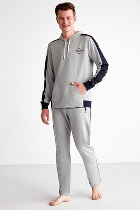 ست کرمکن اسپرت طوسی مردانه پنبه ای U.S. Polo Assn. - کد 751978500