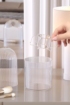 نظم دهنده جواهرات و آرایش سفید پلاستیک Pufwin Home - کد 871347192