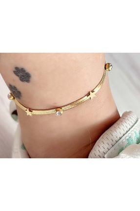 خلخال جواهر طلائی زنانه استیل (فولاد) Genel Markalar - کد 744670015