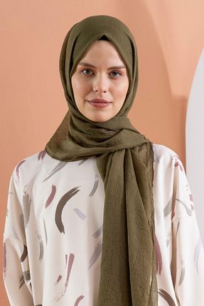 شال خاکی زنانه پلی استر JAWEL - کد 771678528