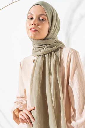 شال بژ زنانه پلی استر JAWEL - کد 772108794