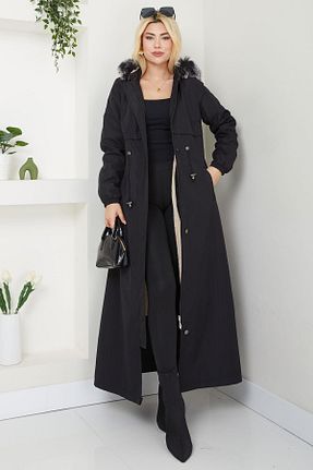 کاپشن مشکی زنانه رگولار SENSTIL - کد 871372098