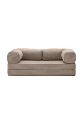 کاناپه خاکی مخمل Dekoro - کد 871374447