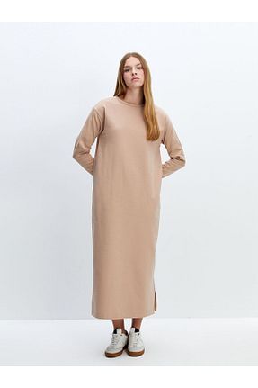 لباس بژ زنانه بافتنی LC Waikiki - کد 884523001