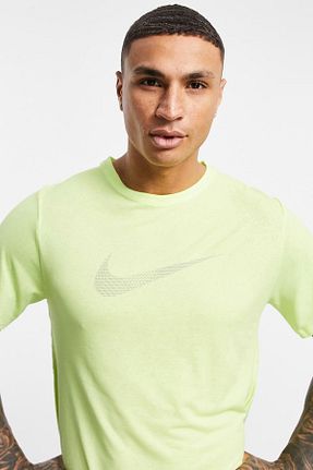 تیشرت اسپرت زرد مردانه Fitted Nike - کد 871392672