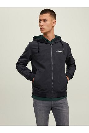 کاپشن مشکی مردانه اسلیم فیت Jack & Jones - کد 852543216