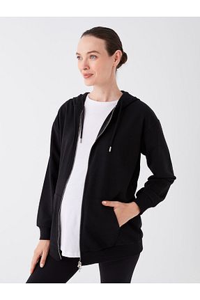 سوئیشرت مشکی زنانه ساده LC Waikiki - کد 889606892