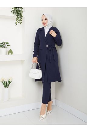ست بالاتنه و پائین تنه حجاب رنگی زنانه Blazer modapark.ist - کد 871384995