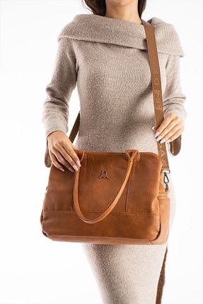 کیف دوشی رنگی زنانه چرم مصنوعی Çanta Trend - کد 871410949