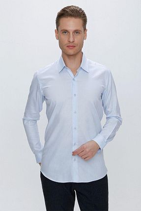 پیراهن سرمه ای مردانه اسلیم فیت Efor - کد 646904353