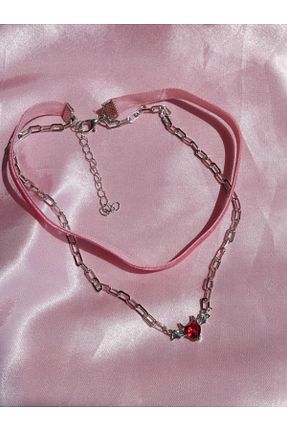 گردنبند جواهر طوسی زنانه برنجی Reorah Collection - کد 871413939