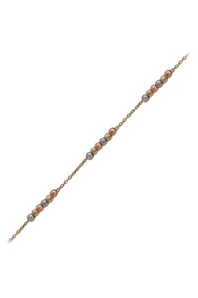 دستبند طلا رنگی زنانه 14 عیار Ariş - کد 875633453