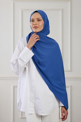 شال آبی زنانه Medine İpeği PURESCARFS - کد 871497111