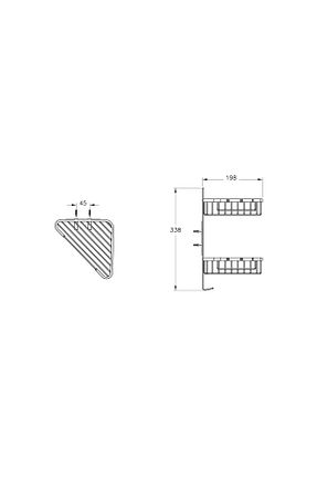 نظم دهنده حمام بژ کروم VitrA - کد 239402413