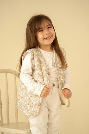 جلیقه سبز بچه گانه تنگ Kirazkids - کد 871367135