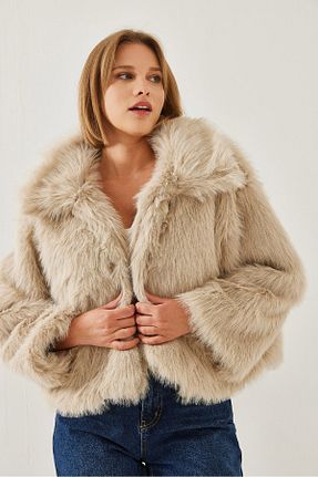 کاپشن بژ زنانه Straight Bianco Lucci - کد 871439400